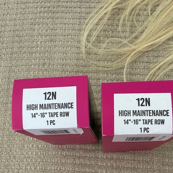 Amplify Blonde tape row Hair Extensions - Picture 2 of 3